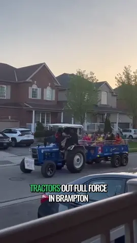 Just An Ordinary Summer Evening In Brampton 🚜😅🎉 Do Y’all Think This Is A Vibe or Nah ⁉️🔥🅱️🛣️ #Summer #Wedding #WeddingSzn #Weddings #WeddingSeason #IndianWedding #PunjabiWedding #Canada #Ontario #Brampton #Toronto #TorontoTikTok #TorontoTok #TorontoLife #Fyp #ForYouPage 