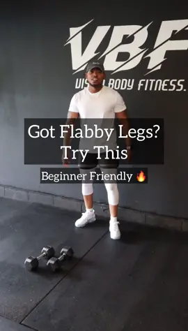 Bye-bye flabby legs🔥 Sculpt and tone your legs with this routine. Save & share with a friend!  Each move is performed for 45 seconds and repeated 🔁 3x.  Use resistance bands to increase the intensity and focus of your lower body.  Level up with my non-slip resistance bands. Link in bio! 🔥 #fyp #exerciseathome 
