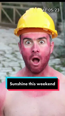 Sunny this weekend #CapCut #EduTok  #LearnOnTikTok #Weather #Sun #UV #Sunburn 
