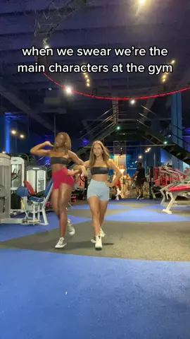 nobodys looking in our direction actually.. #fyp #viralvideo #viraltiktok #gymbuddy #gymgirls #GymTok #redcon #duo #gymrats #gymbod #maincharacter #gains #girls #bsfs #bsf #strut #stairmaster #legday #cycling #fyppppppppppppppppppppppp #fypシ゚viral 