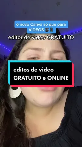 era editor de videos gratuito e online que vc queria? ENTÃO TOMAA 🤩🤩 #editordevideos #sites #dicas #canva 