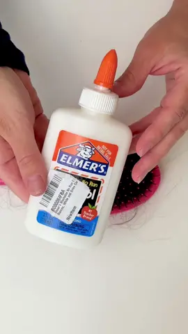 I’ll never go back to the old way #hair #hairbrush #glue #hack 