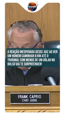 Parte 1: A reação inesperada desse juiz ao ver um homem caminhar 8 km até o tribunal com menos de um dólar no bolso vai te surpreender! 🤯👨‍⚖️ #curiosidades #curioso #emocionante #vocesabia #justiça #sigma