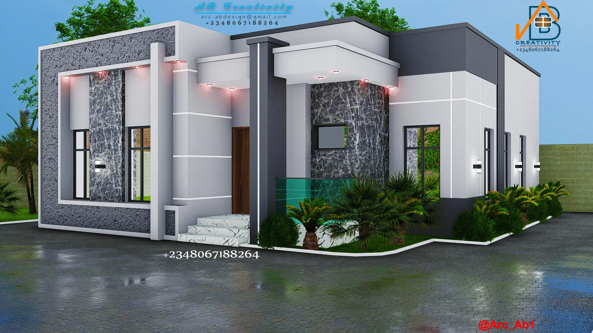 3 bedroom contemporary 📍 Suleja, Niger State. #fyp #realestate #nigeria #architect 
