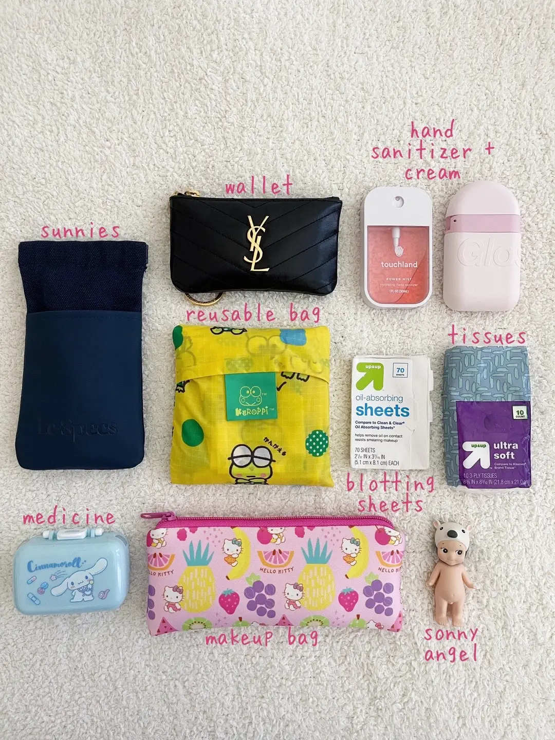 i’m in my mary poppins era 💅🏼 i could def fit waaaay more in here too 👀 #bagguminishoulderbag #whatsinmypurse #whatsinmybaggu #reusablebag #mustbuy 