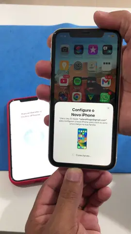Como transferir tudo de um iphone para outro. #iphone #celular #dicasdeiphone #iphonenovo #iphone11 