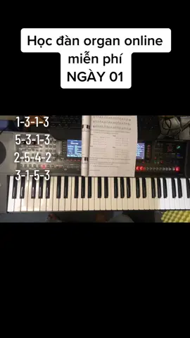 Học đàn organ online miễn phí - NGÀY 01  #hocdanorgan #60ngayorgan #mienphi 