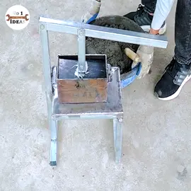 Easy to make cement brick making tool from iron | DIY brick mold#Mechanictools #DIY #tiktok #trending #creativeideas