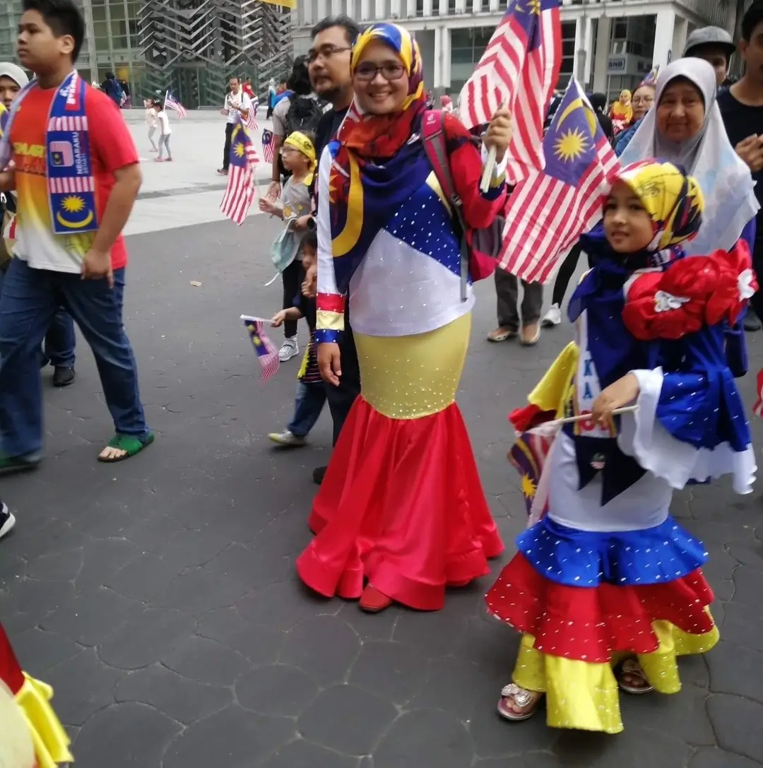 Kenangan Sambutan Hari Kemerdekaan di Putrajaya 2018 #merdeka2018 #kenanganmanis #sayatukangjahit #dresscustommade #bajumerdeka #custommade #bajutradisional 