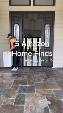 The planters make planting more cost efficient because you can get away with less dirt, which makes them lighter and easier to move around☺️ The beautiful artificial flowers look so real and now I don’t have to worry about them dying in the heat or having my front porch soaked from watering all summer long😎 #amazonmusthave #amazonhome #amazonhomefinds #frontporch