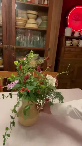 Make a bouquet !   It’s guaranteed to brighten your spirits and everyone else in the house hold. You don’t have to have flowers. Just go outside and cut greenery.
