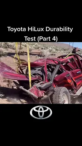Toyota HiLux Durability Test (Part 4)  #toyota #toyotahilux #hilux #4x4 #offroad #durabilitytest #helicopter #greenlandhome 