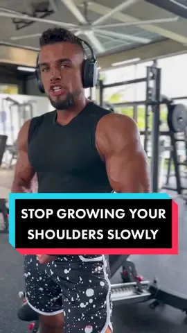 🛑 STOP Growing Your Shoulders Slowly 🛑 Focus on doing this 👆🏽 instead ‼️ And your shoulders will grow much faster ‼️ Make sure to drop me a FOLLOW for daily fitness tips 🔥🔥🔥 . . . . . #foryou #fyp #workout #shoulderworkout #delts #buildmuscle #shoulderday #liveevolved #mistake #fitnesstips