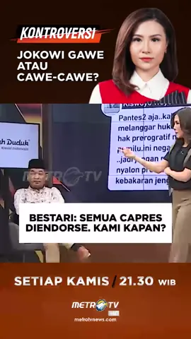 Kapan giliran Anies Baswedan di-endorse Presiden Jokowi? #zilviaiskandar #pilpres2024 #politik #jokowi #capres #presiden #aniesbaswedan #endorsement #fyp #kontroversi #metrotv #nasdem #suryapaloh