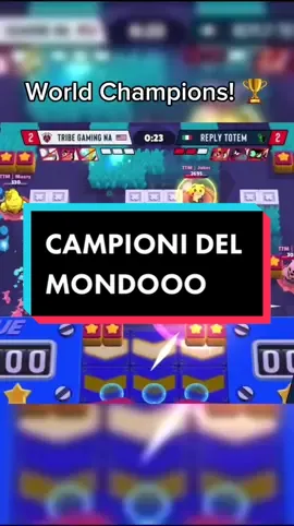 CAMPIONI DEL MONDOOO!!!!! 🏆 #ReplyTotem #brawlstars #brawlstarsitalia #brawlstarstiktok #brawlstarsesports 