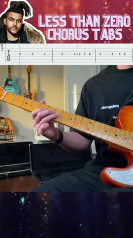 How to play Less Than Zero by the Weeknd on Guitar #howtoplayguitar #guitartabs #guitartok #theweeknd #lessthanzero #guitartutorial 