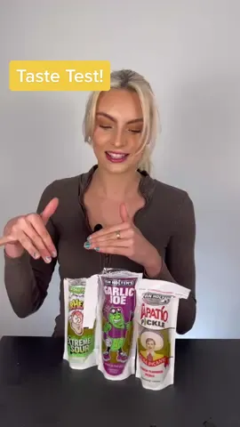Come do a taste test wIth Lucy!🥒 #SmallBusiness #tiktokforbusiness #candybusinessuk #sweetcompaniesuk #foodtiktok #product #tryinguksnacks #tiktokreviews #viralproducts #foodcontentcreator #goodies #snack #FoodTok #candyreview #uktiktok #smallbusinessowner #smallbusinessinuk #viralfood #FoodLover #productsyouneed 