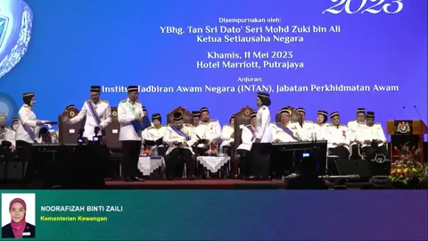 Alhamdulillah for the opportunity.  #PTD #DPA2022 #Graduation #govservant 