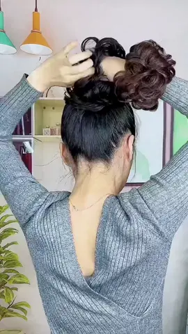 #hairbun #wighairstyles #wig #tutorial #fypシ 
