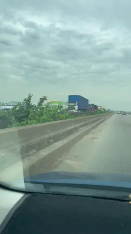 Lagos Ibadan express way on monday morning 