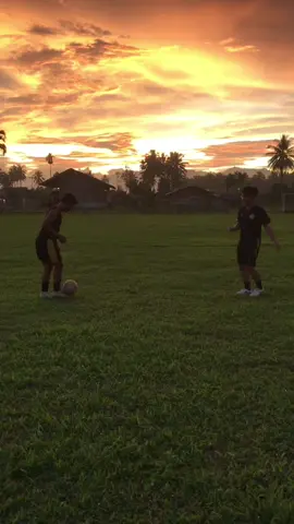 sore sero🌇#sunsetvibes #football 