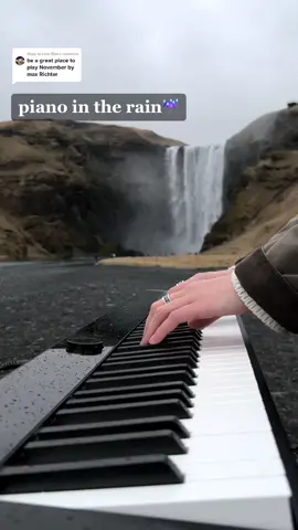 Replying to @Liam Elias love that one!  this is my fav Max piano piece🌧️#pianocover #classicalmusic #iceland  #corecore #hopecore #sadmusic 