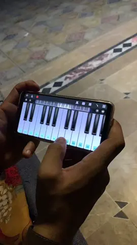 Turkish sad song in mobile piano #mobilepiano #foryoupage #imxi 