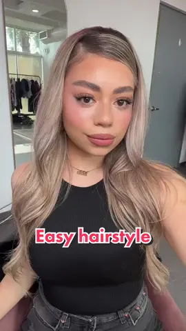 Easy headband hairstyle💕 #headbandhairstyle #easyhairstyles #softcurls #hairtutorial #livingproofdryshampoo 