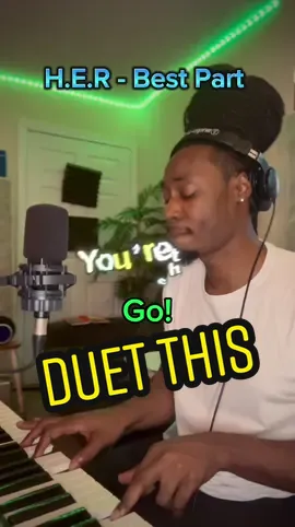 Sing with me! #her #bestpart #duet #cover #karaoke #singing #music #fyp
