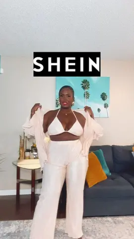 What I order! Shein Spring! I am normally a size XL and Shein, but this is a size large.   ##sheinspring##sheincurves##shein##fashion##springfashion##blackgirlfashion##blackgirl##blackgirltiktok