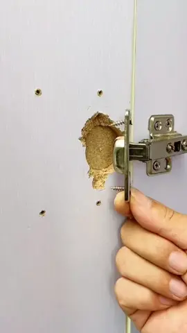 With this hinge repair board, no longer afraid of home cabinet door fall off, convenient repair, durable#Cabinet door repair plate#hinge#Hinge retainer#Hardwaretool 