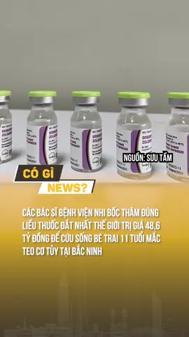 Bệnh viên Nhi Trung ương vốc thăm trúng liều thuốc đắt nhất thế giới, cứu sống bé trai ở Bắc Ninh #coginews #tiktoknews #bacninh #benhvien #zolgensma 