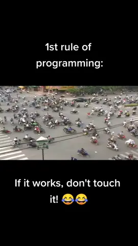 Very important lesson! 😂 . . . . Like🖤 Follow⬅️ Share👌 . . . . #viral #tranding #trand #fyp #fy #funny #coding #programmer #code 