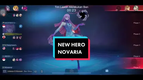Perjuangan banget buat bisa nyoba Novaria😭🤣 @Mobile Legends Indonesia #NewHeroNovaria #IDMCBTask #MLBBIDCreator #ForYouAcademy 