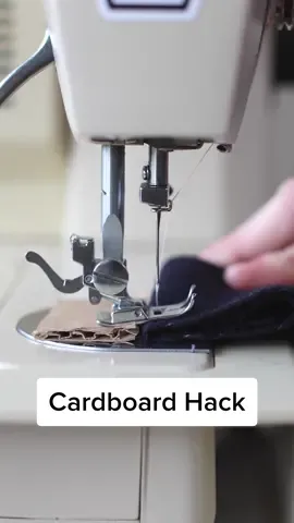 What's your free sewing hack? Get to know me on my website. #sewingtiktok #sewingtok #cardboard #sewinghack 