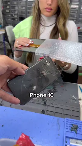 החלפת מסך אחורי אייפון 10 #perfect💅 #fix #repair #תמראםטימובייל 