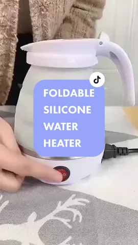 Foldable Silicone Water Heater #foldablewaterheater #siliconewaterheater #waterheater #homestuff #tiktokfinds 
