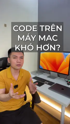 Mua máy Mac xong mới phát hiện ra trên trường dạy lập trình toàn trên Win thì phải làm sao ta? 😂#vunguyencoder #laptrinh #LearnOnTikTok #thanhcongnghe #vulaci