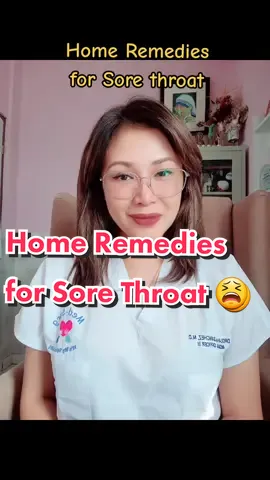 Home Remedies for Sore Throat #askdralalaontiktok #foryoupage #fyp #trending #homeremediesforsorethroat 