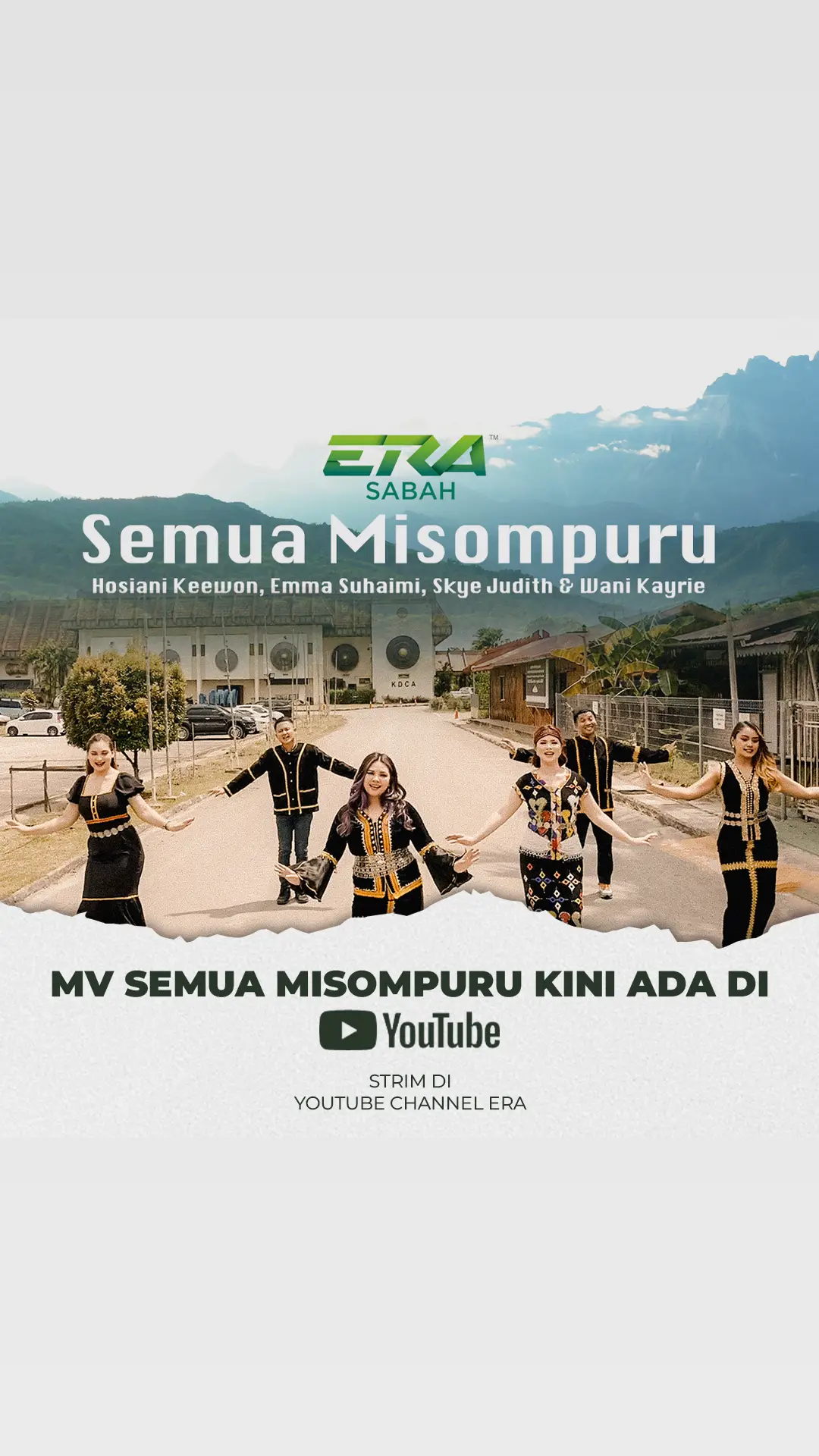 Kihoiii!! Bah kamu bulih tengok MV Lagu Kaamatan ERA Sabah - Semua Misompuru di Youtube gais! Bulih la kasi on repeat playback lepasni, kano rumamai gais! 😁 #ERASabahKongsi #semuamisompuru #kaamatan2023 