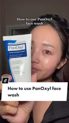 Replying to @taylorloveshearts How to use @PanOxyl benzoyl peroxide face wash🫶❤️ #acne #panoxyl #facewash #acnefacewash #hormonalacne #benzoylperoxide 