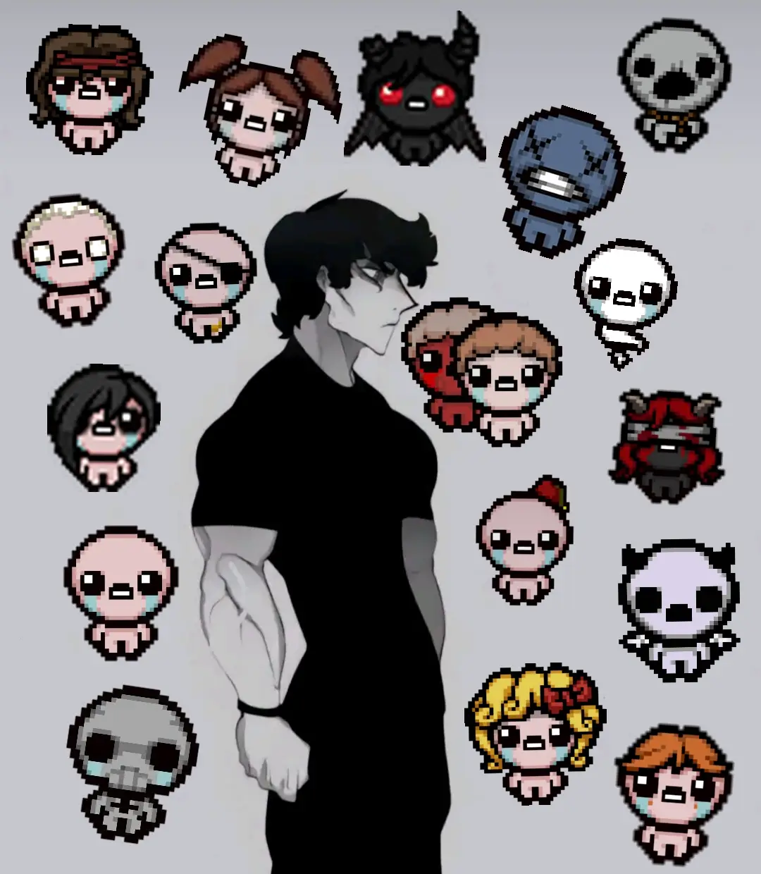 Que lado sois, Tainted o normal?#CapCut #tboi #thebindingofisaac #games #isaac #character 