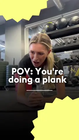 POV: When you’re doing a plank 😂 🎥Video by @zara_mcdermott  #plank #funny #time #gym #fyp 