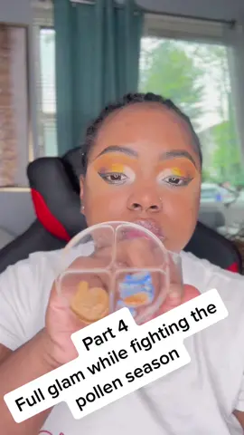 #fullglam #makeuptutorial #blackgurlmakeup #fyp #foryoupage #summereyeshadow 