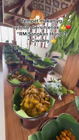 Rumah Makan Sangkan Hurip 3 Ciwidey 👍😍 #resto #kiliner #khasbandung #masakansunda 