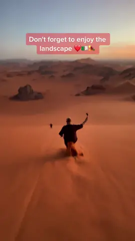 Running down a sand dune never gets boring! 😂 #travel #adventure #tiktokdz  