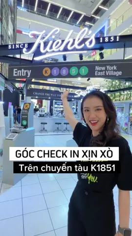 Các hành khách đã biết hết góc sống ảo trên tàu K1851 chưa? #kiehlsvietnam #weskincareaboutyou #event #subway #chamdacungkiehls #dakhoecungkiehls #skincare 