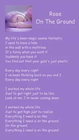 Rose Of Blackpink - On The Ground Lyrics #fyp #viral #kpop #lyrics #roseblackpink #blackpink #R #ontheground #ygentertainment @blackpinkofficial @roses_are_rosie 
