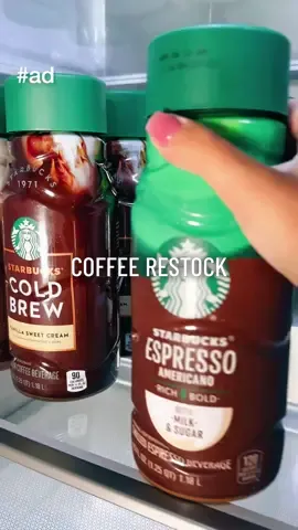 #ad Coffee Refill Day! Restocking my favorite @Starbucks Espresso Americano & Cold Brew flavors #StarbucksAtHome #EspressoAmericano #ColdBrew #IcedCoffee​