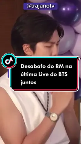 Desabafo do RM na última Live juntos do BTS antes da Pausa do Exército  #namjoon #rm #bts #kpop #coreiadosul  